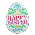 Designocracy Happy Easter Egg Wooden Magnet 99714M
